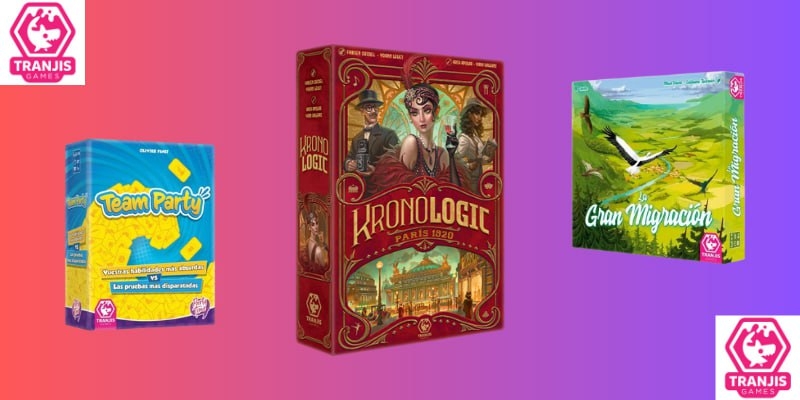 Últimas novedades de los juegos de mesa de Tranjis Games